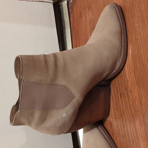 BP Lex suede western style Chestnut booties - Picture 3 of 9